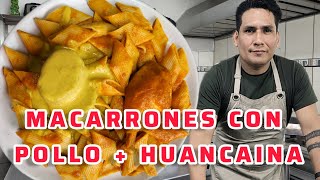 Cocinando macarrones con pollo  papa a la huancaina  live tiktok [upl. by Nylirej403]