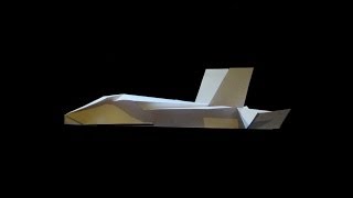 Paper Airplane Glider Flying and Tutorial [upl. by Enirahtak]