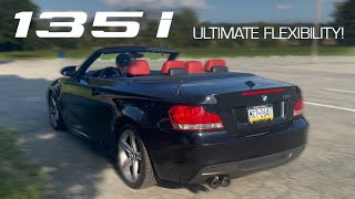 BMW 135i Universal Valved Muffler Sound Demonstration [upl. by Reynolds]