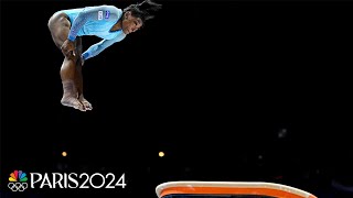 Simone Biles pulls off yet another vault thats never been done before at Gymnastics Worlds [upl. by Silisav]