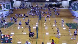 Laconia High School vs Markesan High School Womens JV Volleyball [upl. by Kinsman]