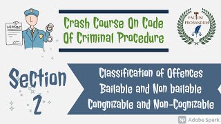 Classification Of Offences under Code of Criminal Procedure 1973 [upl. by Nicolina]