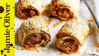 Jamies Quick amp Easy Sausage Roll Recipe [upl. by Eugenides]