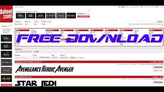 How To Download Fonts From dafontcom  Free Download  Easy Tutorial [upl. by Auvil796]