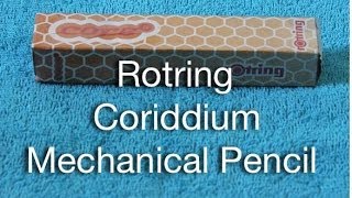 Rotring Coriddium Mechanical Pencil [upl. by Nnewg]