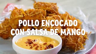 POLLO ENCOCADO CON SALSA DE MANGO [upl. by Ramsden]