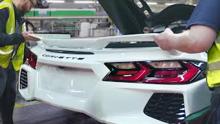 Inside Corvette Production in the US [upl. by Noitsuj]