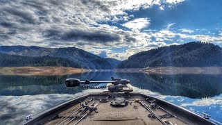 Bass fishing Dworshak Reservoir  smallmouth fishing [upl. by Idzik]