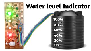 How to make Water level Indicator  Water level Indicator using BC547 Transistor [upl. by Novia]