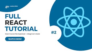 React Course 2  Files Explained [upl. by Rabka]