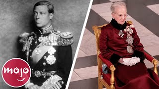 Top 10 Most Controversial Times That Royals Abdicated the Throne [upl. by Shurwood]