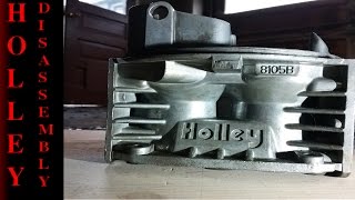 Holley Carburetor Disassembly [upl. by Acsecnarf326]