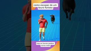 Como escapar de um touro furioso shorts [upl. by Iramohs]