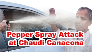 Pepper Spray Attack at Chaudi Canacona [upl. by Paviour472]