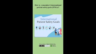 6 International Patient Safety Goals 6 IPSGs JCI Shorts [upl. by Parhe]