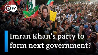 Imran Khans party wants to form government in Pakistan  DW News [upl. by Oiraved462]