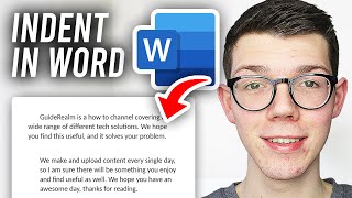 How To Indent In Word First Line amp Paragraph  Full Guide [upl. by Aikemit]