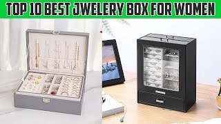 Top 10 Best Jewelry Boxes For Women  Best Jewelry Box Organizer  Ladies Corner [upl. by Abbe]