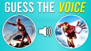 Guess The Marvel Characters By Their Voice  Marvel Quiz [upl. by Nanni]