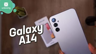 Samsung Galaxy A14  Unboxing en español [upl. by Tsenre]