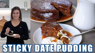 Sticky Date Pudding with Bourbon Butterscotch Sauce  Eating with Andy [upl. by Bab]