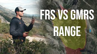 FRS vs GMRS Walkie Talkie Range Comparison  Rocky Talkie Range Testing [upl. by Nykal]