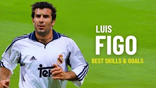 Luis Figo THE ASSIST MASTER Best Goals amp Skills [upl. by Lahsram]