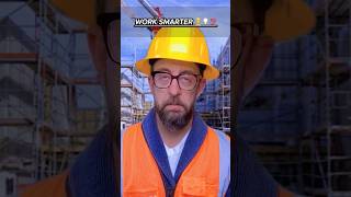 Part 33  work Smarter👷💡💯 workers work smart job construction viralvideo shorts [upl. by Eilyak]