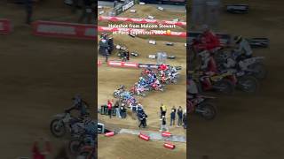 Insane holeshot from Malcom Stewart at Paris Supercross 2024😲mx motocross paris foryou [upl. by Htebzil]