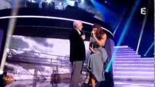 Puisque vous partez en voyage  Charles Aznavour amp Nolwenn Leroy  Hier encore  France 2 [upl. by Nodnnarb]