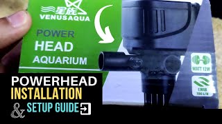 How To Install Powerhead In Aquarium EASY StepByStep Guide [upl. by Nyved]