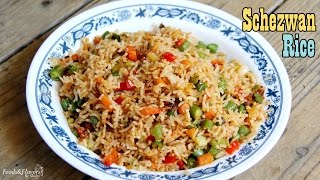 Schezwan Fried Rice  Indo Chinese Schezwan Fried Rice Recipe  Veg Fried Rice Fried Rice Recipe [upl. by Atteuqahs]