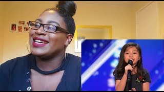 9 Year Old Celine Tam My Heart Will Go On  Americas Got Talent 2017 REACTION [upl. by Edras]