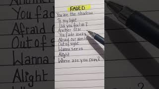 Faded Iselin Solheim song with lyrics viralmusictrending shorts lyrics [upl. by Eynenihc611]