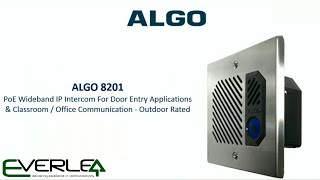 Algo 8201 IP Door Phone [upl. by Rosalie]