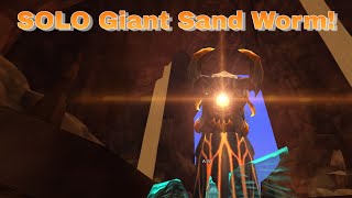 AQ3D SOLO Giant Sand Worm Hidden Boss [upl. by Ocirne9]