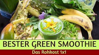 Der beste Green Smoothie der Welt  cremig zart und unglaublich erfrischend 801010 [upl. by Alegre]