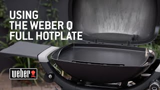 How to use the Weber Q Full Hotplate [upl. by Shepard786]