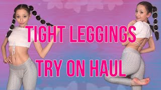 Tight Leggings Try On Haul Pt 2 🩷 Ora Lynae 4K [upl. by Oeramed897]