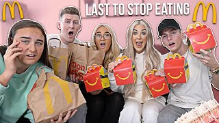 Last to STOP Eating MCDONALDS Wins £1000  Challenge VS YOUTUBERS [upl. by Delacourt667]