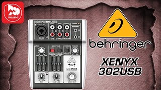 Микшерный пульт BEHRINGER XENYX 302USB [upl. by Llerrod660]