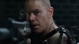 Elysium Movie  Full Final Battle Scene  Max Vs Kruger [upl. by Gerius]