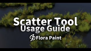 【Flora Paint】Scatter Tool Usage Guide for Blender Stylized Plants 【Tutorial】 [upl. by Krenn422]