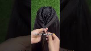 bridal hairstyle tutorialhairstyle trending youtube shortvidoe [upl. by Irby699]