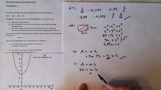 Prüfungsteil 1 Mathe zentrale Prüfung ZP10 2019 NRW für den mittleren Schulabschluss MSA Mathematik [upl. by Halsy]