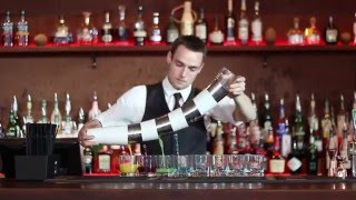 Danish Flair Bartender shows his set of Skills [upl. by Craggie724]