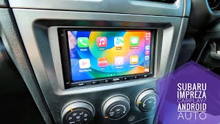 Wireless carplay and android auto Fitting to Subaru Impreza WRX  ATOTO A6 [upl. by Livingstone]