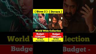 Stree 2 Movie 54 Day Box Office vs Devara Part 1 Movie 10 Day Box Office Collection boxoffice [upl. by Leviram]