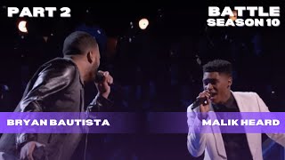 Bryan Bautista vs Malik Heard quotIts a Mans Mans Mans Worldquot The Voice Season 10 Part 22 [upl. by Llenna419]