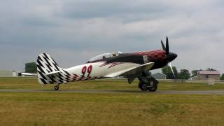 Hawker Sea Fury at Air Expo 2010 [upl. by Yelkreb]